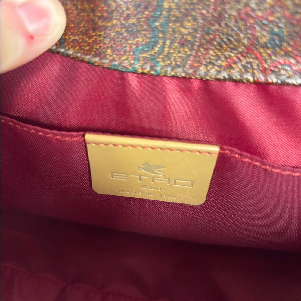 Etro Multicolor Paisley Shoulder Bag - Picture 8 of 8